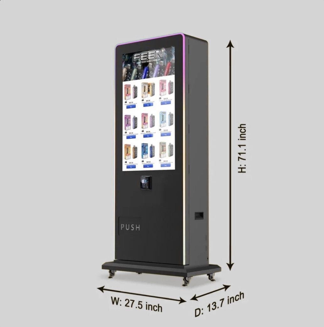 QuickFix Vending Machine - Compact Wall-Mounted Model
